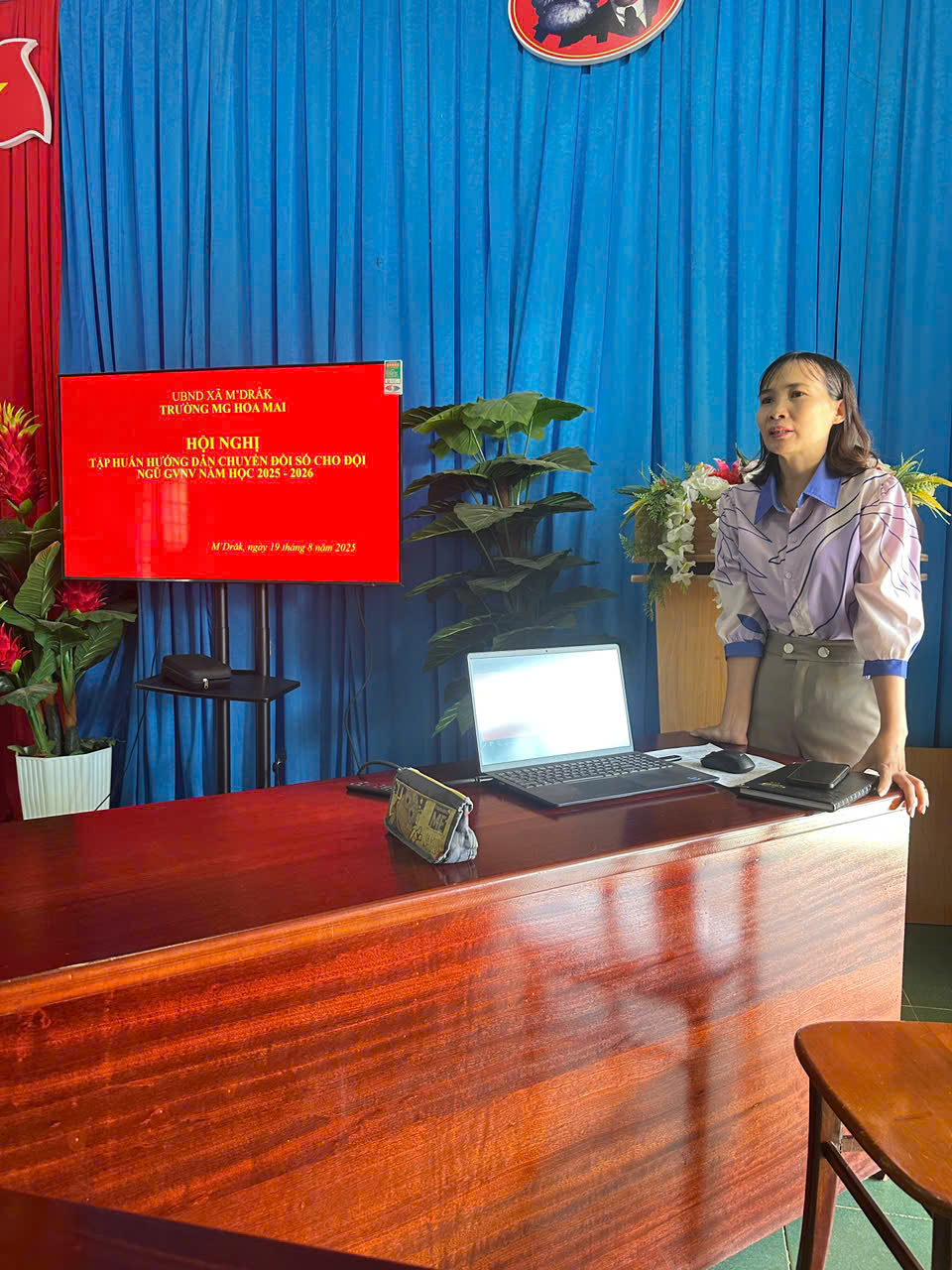 Trường Mẫu giáo Hoa Mai tổ chức Hội nghị tập huấn chuyên môn